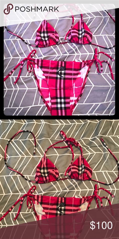 my burberry plaid case|burberry plaid bikini.